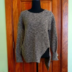 BROCHU WALKER Women's brown Asymmetrical Sweater